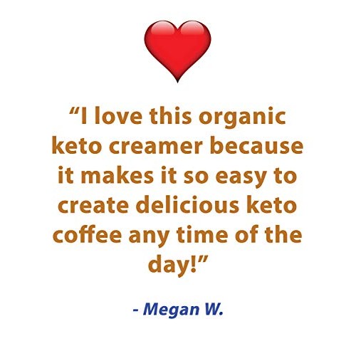 Organic Keto Coffee Creamer With Mct Oil - High-Fat Keto Diet Fr