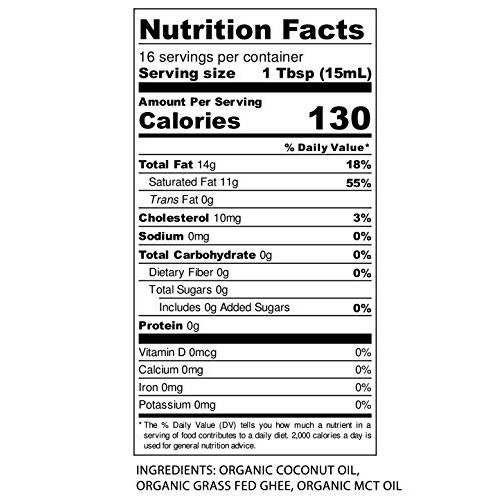 Organic Keto Coffee Creamer With Mct Oil - High-Fat Keto Diet Fr