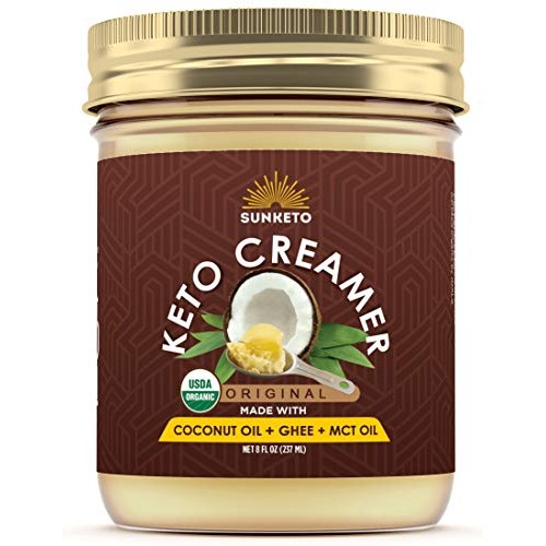Organic Keto Coffee Creamer With Mct Oil - High-Fat Keto Diet Fr