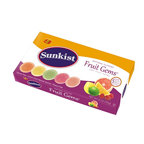 Jelly Belly Sunkist Fruit Gems Box - 14 Ounces of Assorted Flav...