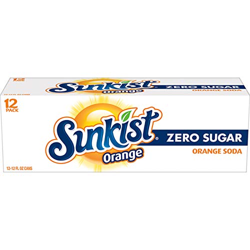 Diet Sunkist Orange Soda, 12 Fl Oz Cans, 12 Count