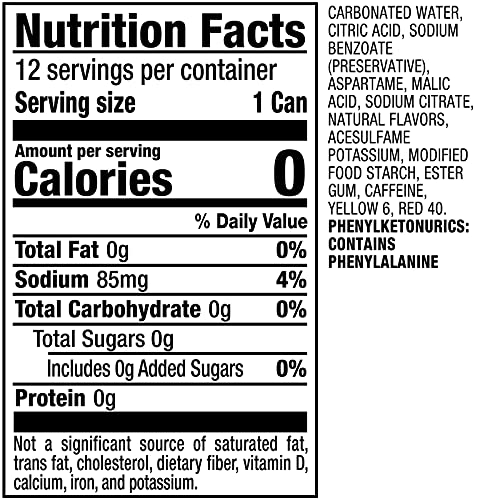 Diet Sunkist Orange Soda, 12 Fl Oz Cans, 12 Count