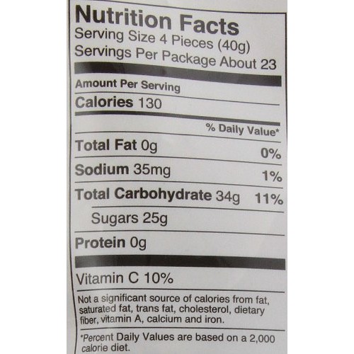 Sunkist Fruit Gems Soft Candy, Assorted Natural Flavors, 2-Lb