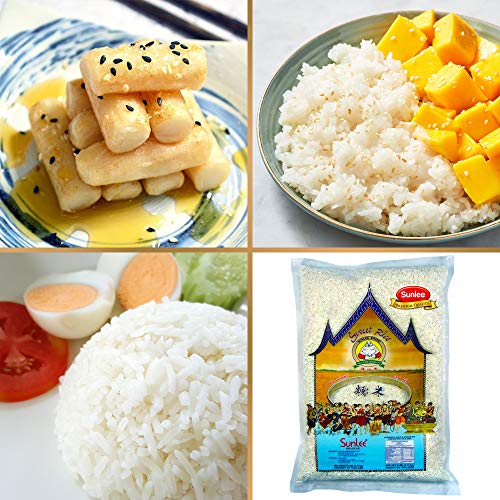 Sunlee Thai Sweet Rice - Premium Sticky Rice For Desserts Or Ric