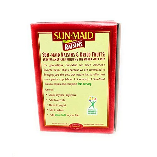 Sun-Maid California Sun- Dried Raisins 12Oz 340G, 2 Pack