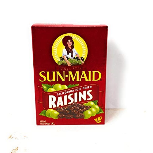 Sun-Maid California Sun- Dried Raisins 12Oz 340G, 2 Pack