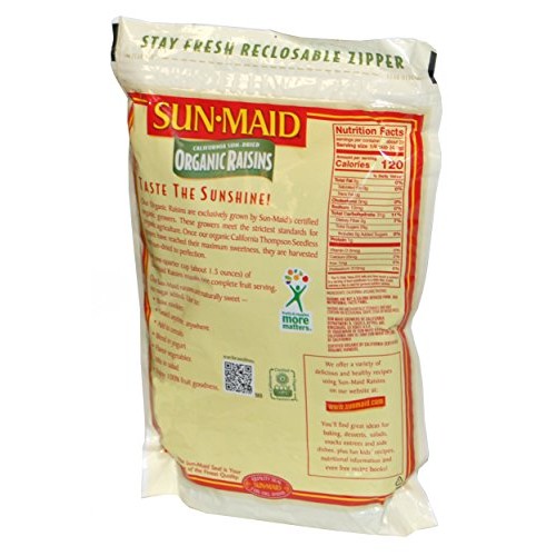 Sunmaid California Sun-Dried Organic Raisins 32 Ounces