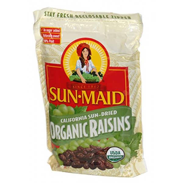 SunMaid California Sun-Dried Organic Raisins 32 Ounces