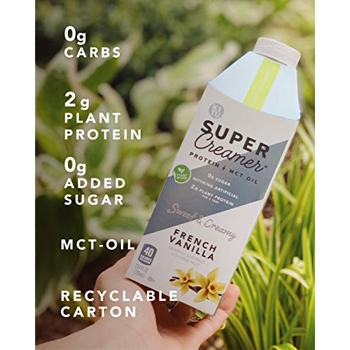 Kitu Super Creamer, Vegan Coffee Creamer 0G Sugar, 2G Protein,