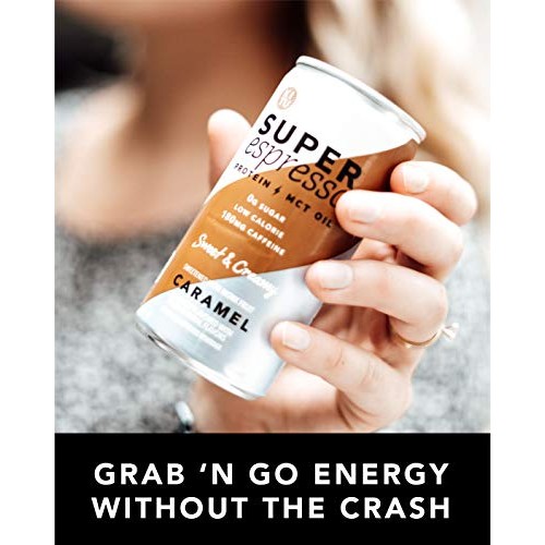 Kitu Super Espresso, Sugarfree Keto Coffee Cans 0G Sugar, 5G Pr