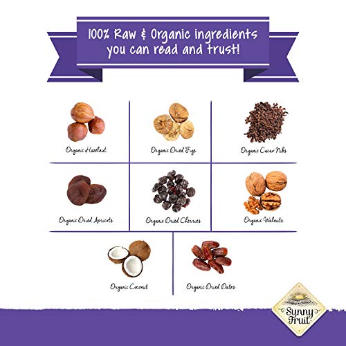 100% Raw Organic Fruit &Amp; Nut Balls Variety 3-Pack - Sunny Fruit