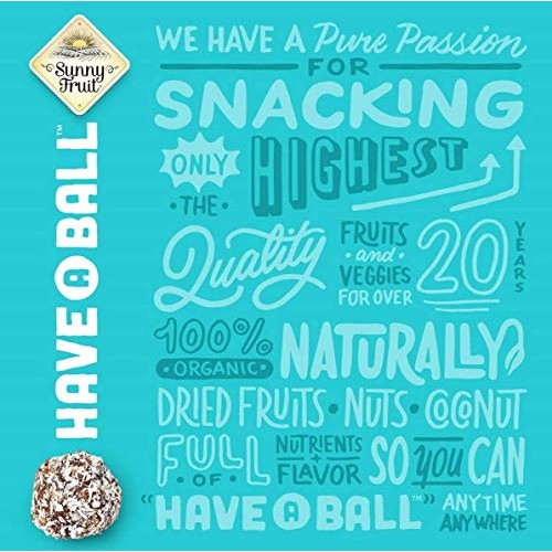 100% Raw Organic Fruit &Amp; Nut Balls Variety 3-Pack - Sunny Fruit