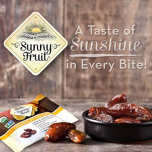 Organic Pitted Dates Deglet Nour - Sunny Fruit 40Oz Bulk Bag