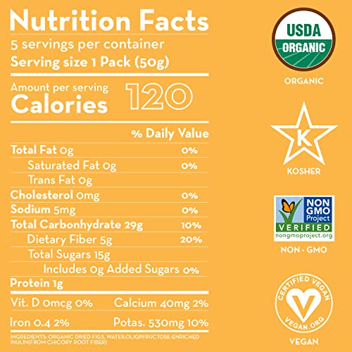 ORGANIC Prebiotic Dried Apricots - Sunny Fruit - 5 1.76oz Port...