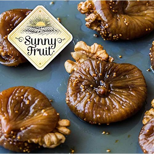 Organic Turkish Dried Figs - Sunny Fruit - 6 Bags - 5 1.76Oz