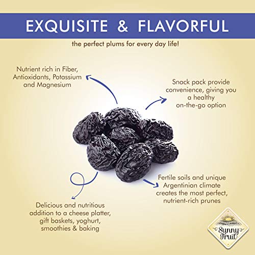 Organic Pitted Prunes - Sunny Fruit 40Oz Bulk Bag 2.5 Lbs | Pu