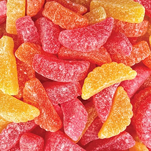 Assorted Fruit Jelly Slices Sugar-Dusted Easter Candy, Vegan, Gl...