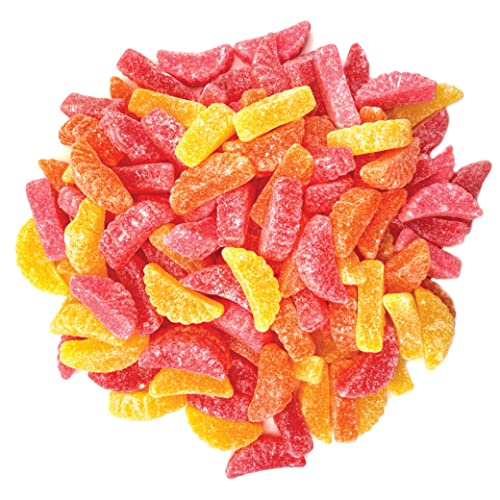 Assorted Fruit Jelly Slices Sugar-Dusted Easter Candy, Vegan, Gl...
