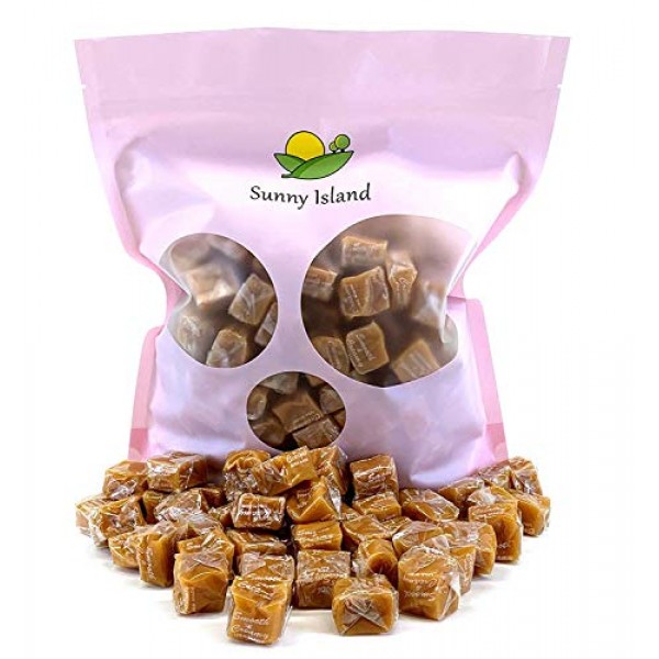 Sunny Island Caramels Squares Candy, Smooth Creamy Individually ...