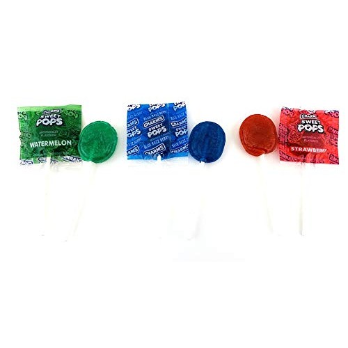 Charms Sweet Pops, Hard Candy Lollipops Assorted Fruit Flavors, ...