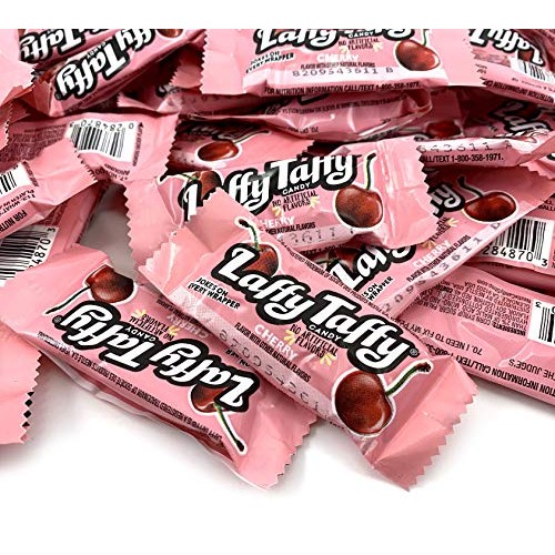Sunny Island Wonka Laffy Taffy Cherry Candy Chews, Fun Size - 2
