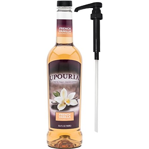 Upouria Coffee Syrup - French Vanilla Flavoring, 100% Gluten Fre