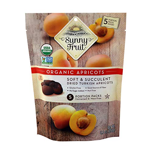 Sunny Fruit Organic Apricots, Soft And Succulent Dried Turkish A