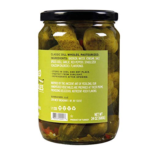 Sunraised Kosher Dill Whole Pickles, 24 Oz