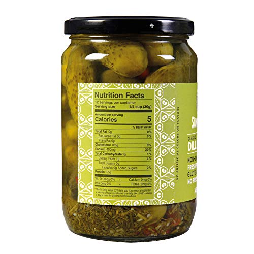Sunraised Kosher Dill Whole Pickles, 24 Oz