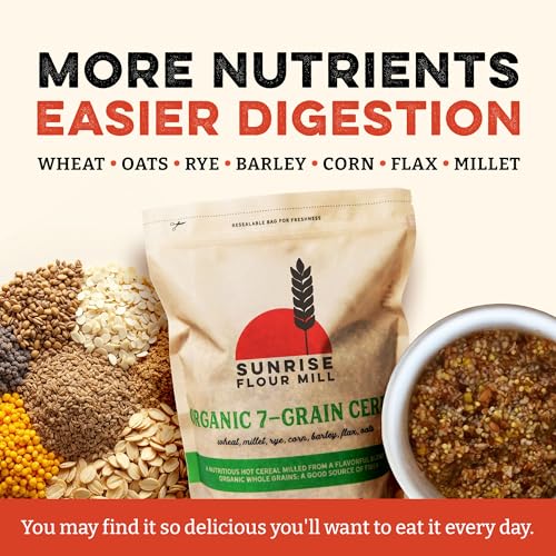 Sunrise Flour Mill USDA Organic Heritage 7-Grain Hot Cereal Mix ...