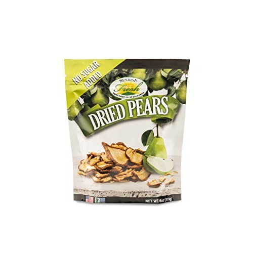 Dried California Pears, No Sulfur, No Added Sugar