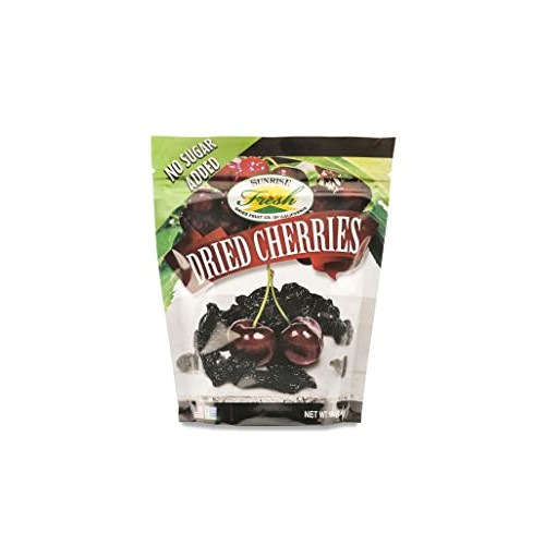 Sunrise Fresh Dried Fruit - Dried Dark Sweet Cherries - All-Natu...