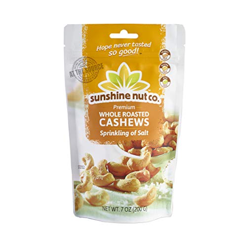 Sunshine Nut Company Sprinkling Of Salt Cashews, Peanut Free,