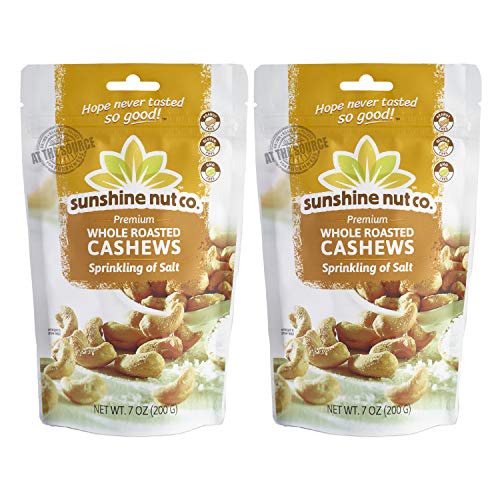 Sunshine Nut Company Sprinkling Of Salt Cashews, Peanut Free,