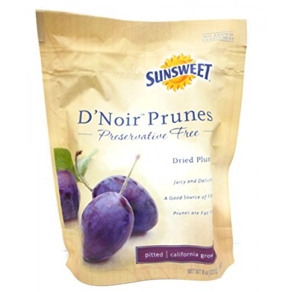 Sunsweet Dnoir Prunes In 8 Oz Bag Case Of 12