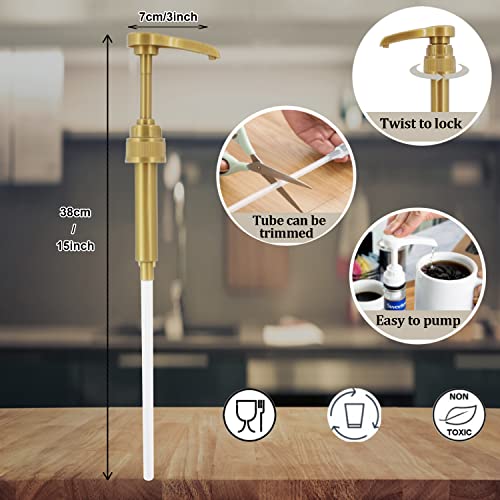 SunyamGo Coffee Syrup Pump, Premium Syrup Pump Dispenser Fits fo...
