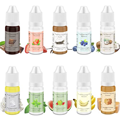 Sunyamgo Food Flavoring, 10 Packs Concentrated Flavoring Extract