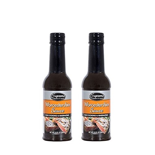 Supreme Traditions Worcestershire Sauce 2 Bottle Bundle 10 Oz E