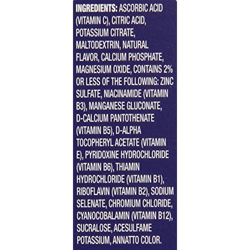 Super C Immunity Vitamin And Mineral Singles To Go Water Drink M