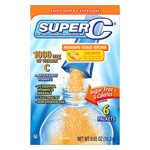 Super C Immunity Vitamin And Mineral Singles To Go Water Drink M