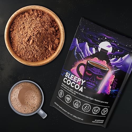 Sleepy Cocoa Sugar Free Hot Chocolate Mix - Sleep Support Supple... Sleepy Cocoa Sugar Free Hot Chocolate Mix - Sleep Support Supple...
