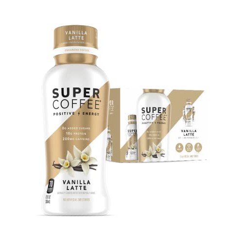 Super Coffee, Iced Keto Coffee 0g Added Sugar, 10g Protein, 70 ...