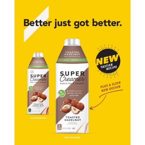 Super Coffee Keto Plant Based Coffee Creamer | 0G Added Sugar, 1