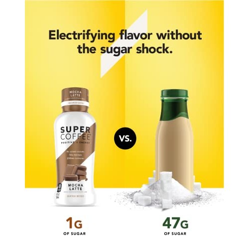 Super Coffee, Plant Based Keto Protein Coffee 0g Added Sugar, 1...