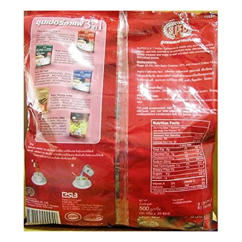 Super Coffee Original 3 In 1 Coffee Mix 0.70Oz X 25 Sticks