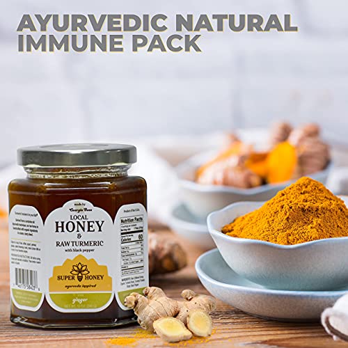 Super Honey - Georgia Honey - Raw Turmeric Honey Plus Turmeric R...