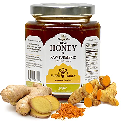 Super Honey - Georgia Honey - Raw Turmeric Honey Plus Turmeric R...