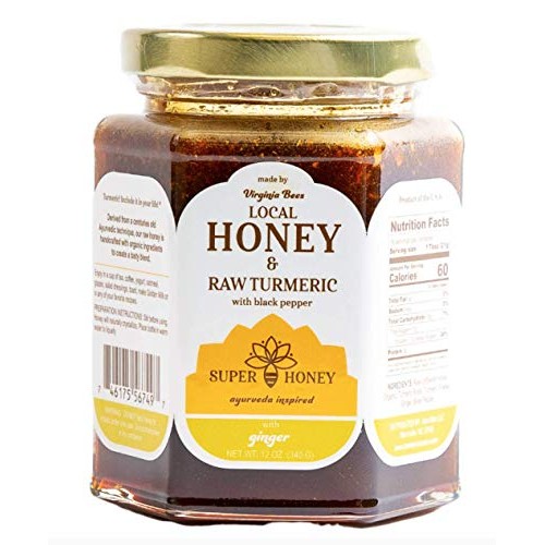 Virginia Turmeric Ginger Honey With Black Pepper | Super Honey |