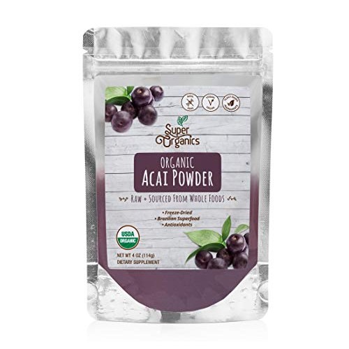 Super Organics Acai Fruit Powder | Brazilian Superfood | Antioxi