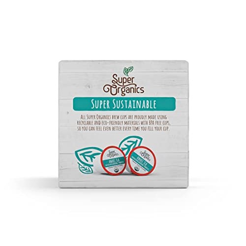 Super Organics Awake Black Tea Pods With Superfoods & Probiotics...